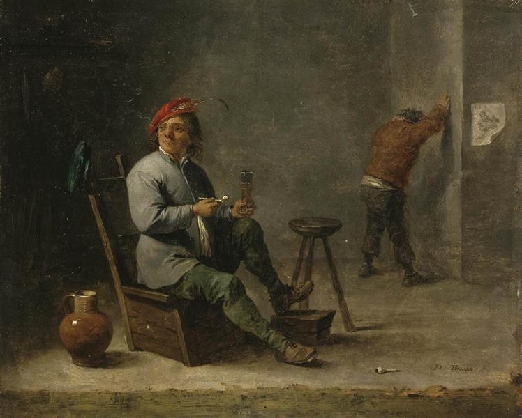 Курильщик, 1645