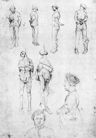 Повешенные и два портрета, 1430