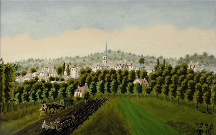 Вид на «дно» и «Медон-Бийанкур», 1890
