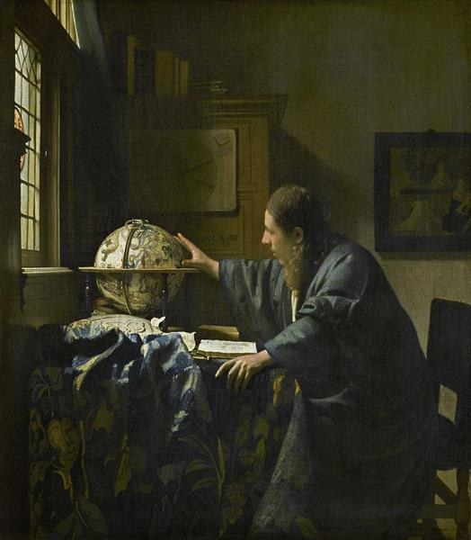 Астроном, 1668 - Иоганн Вермеер
