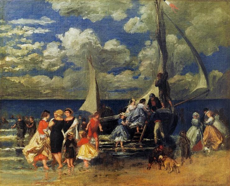 Возвращение лодочника, 1862