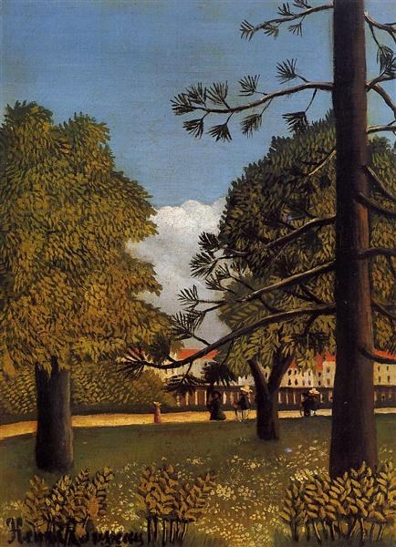 Вид на парк Монсури, 1894 - 1895