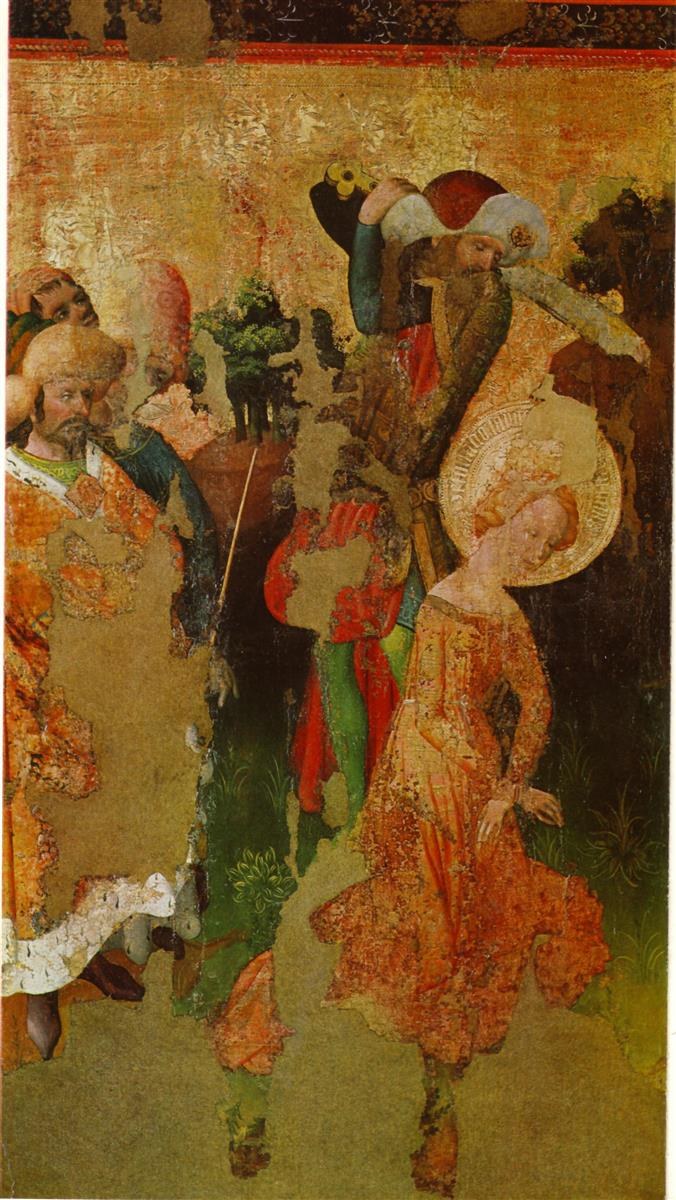 Алтарь Варвары из церкви Каланти в Финляндии, ок.1410 - ок.1415
