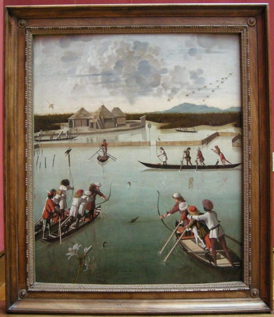 Охота в лагуне, c.1490