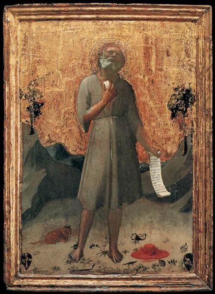 Святой Кающийся Иероним, c.1424 - Из Анджелико