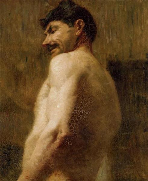 Бюст обнаженного мужчины, c.1882