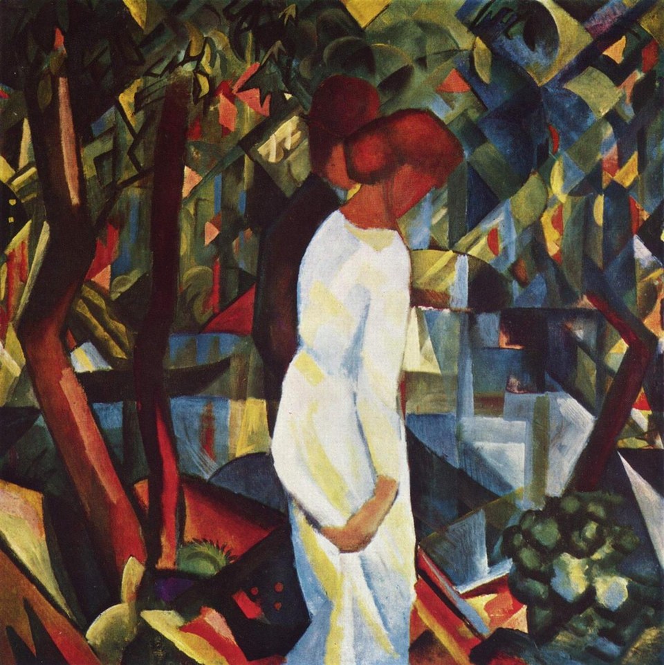 Пара в лесу, 1912