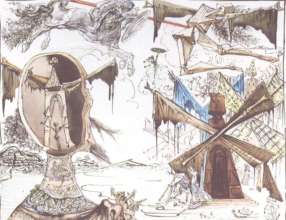 Дон Кихот и ветряные мельницы, 1945