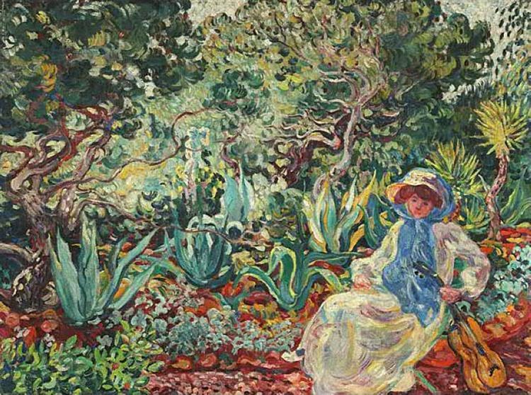 Женщина с гитарой, 1906