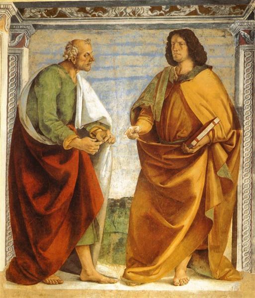 Пара апостолов в споре, 1477 - 1482