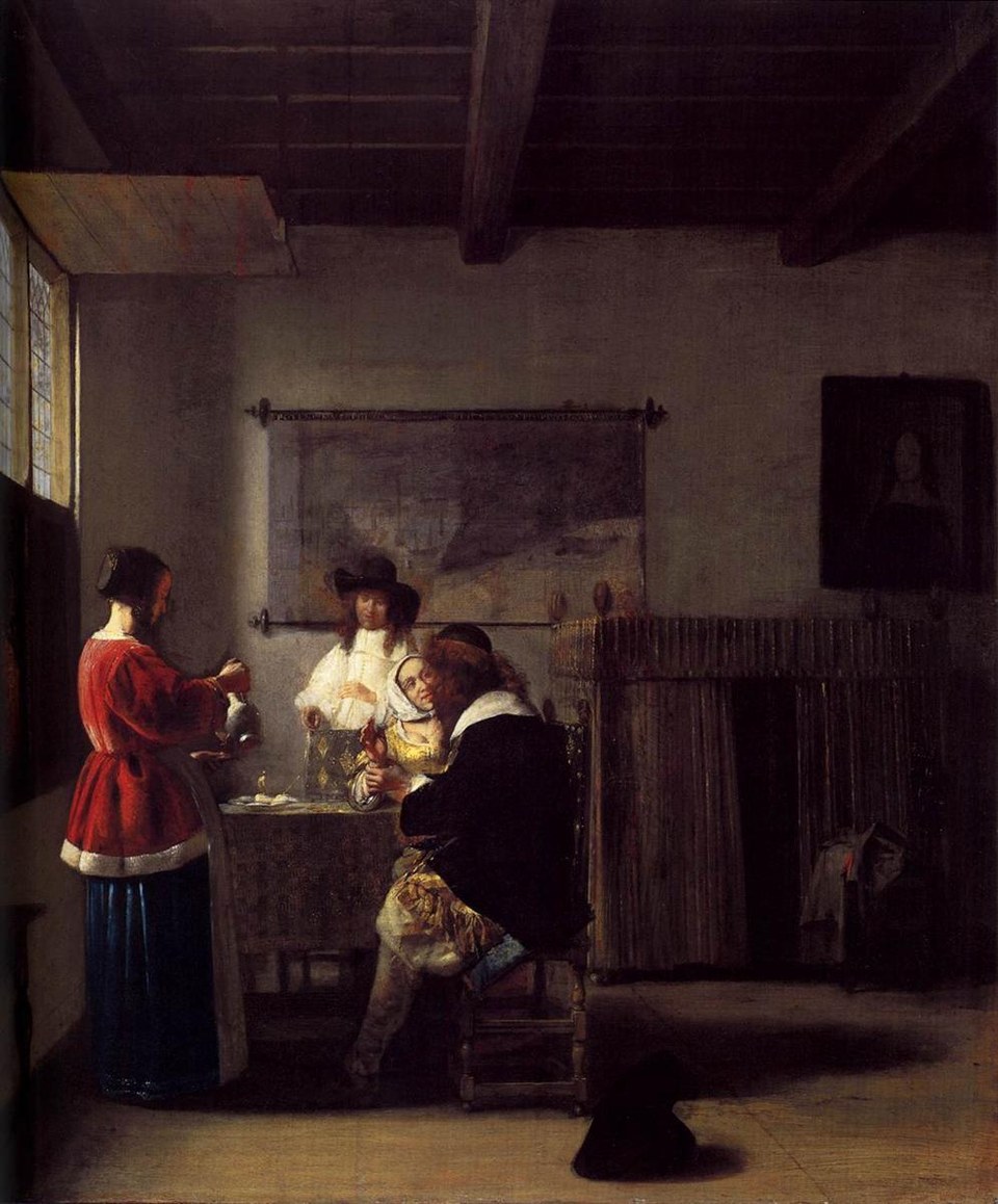 Визит, c.1657
