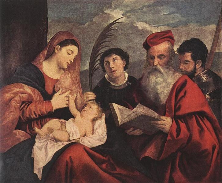 Мария с младенцем и святыми, c.1510