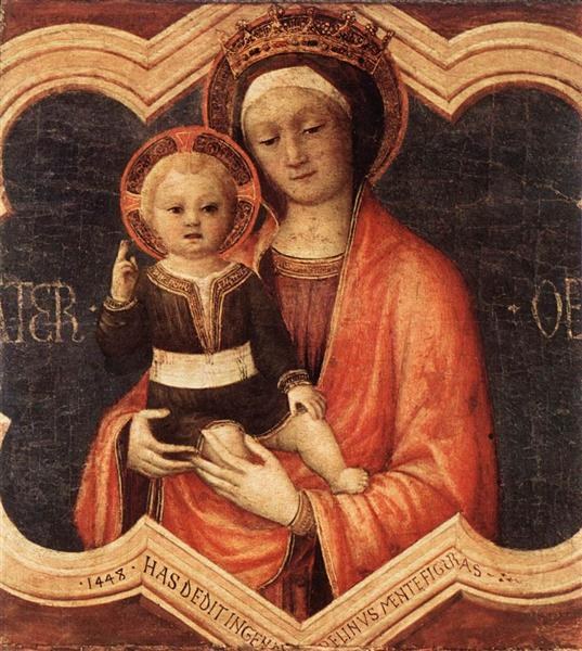 Мадонна с Младенцем, 1448