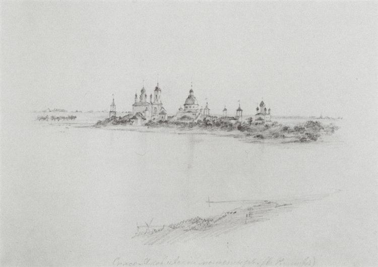 Спасо-Иаковский монастырь в Ростове, 1860 - Василий Поленов