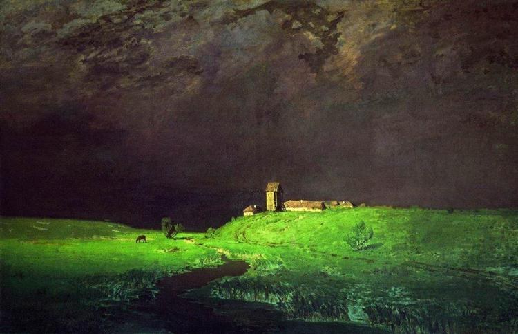 После дождя, 1879 - Архип Куинджи