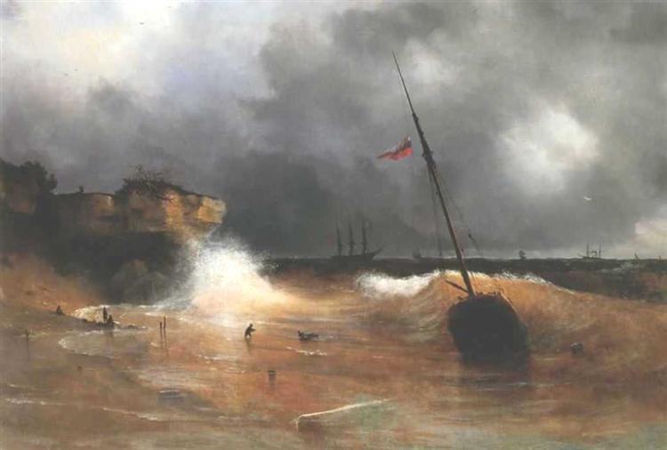 Буря на море закончилась, 1839