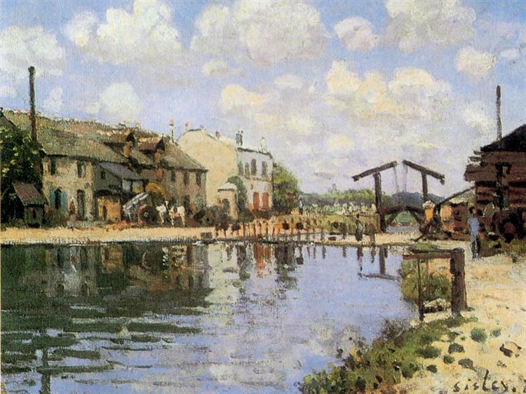 Канал Сен-Мартен, 1872
