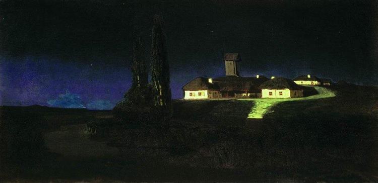 Украинская ночь, 1876 - Архип Куинджи