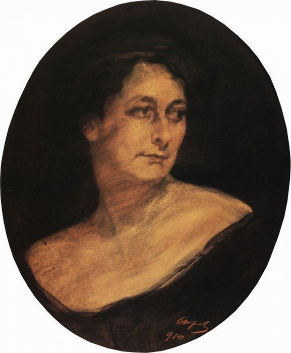 Портрет А. М. Стааль. 1910