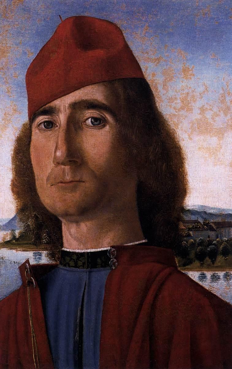 Портрет неизвестного в красном берете, 1493
