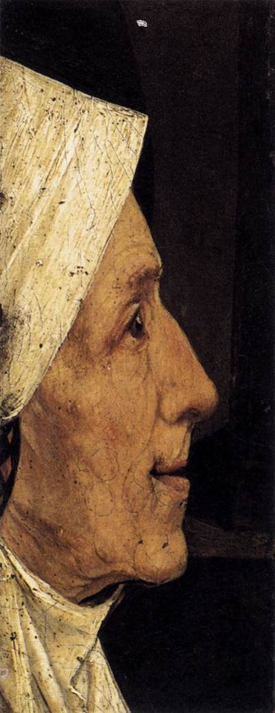 Голова женщины (фрагмент)