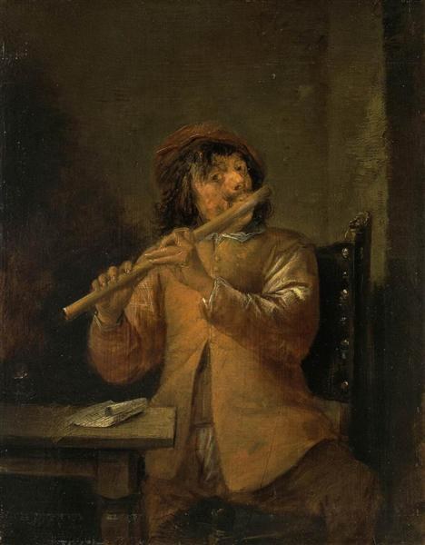 Флейтист, c.1635