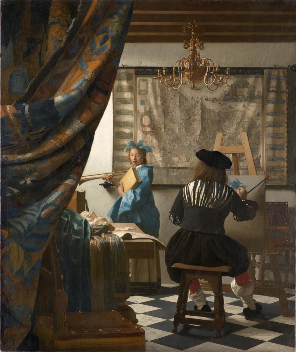 Искусство живописи, c.1666 - c.1668 - Иоганнес Вермеер