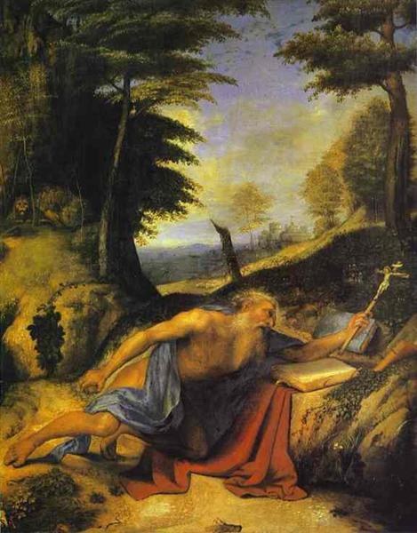 Святой Иероним в пустыне, c.1510