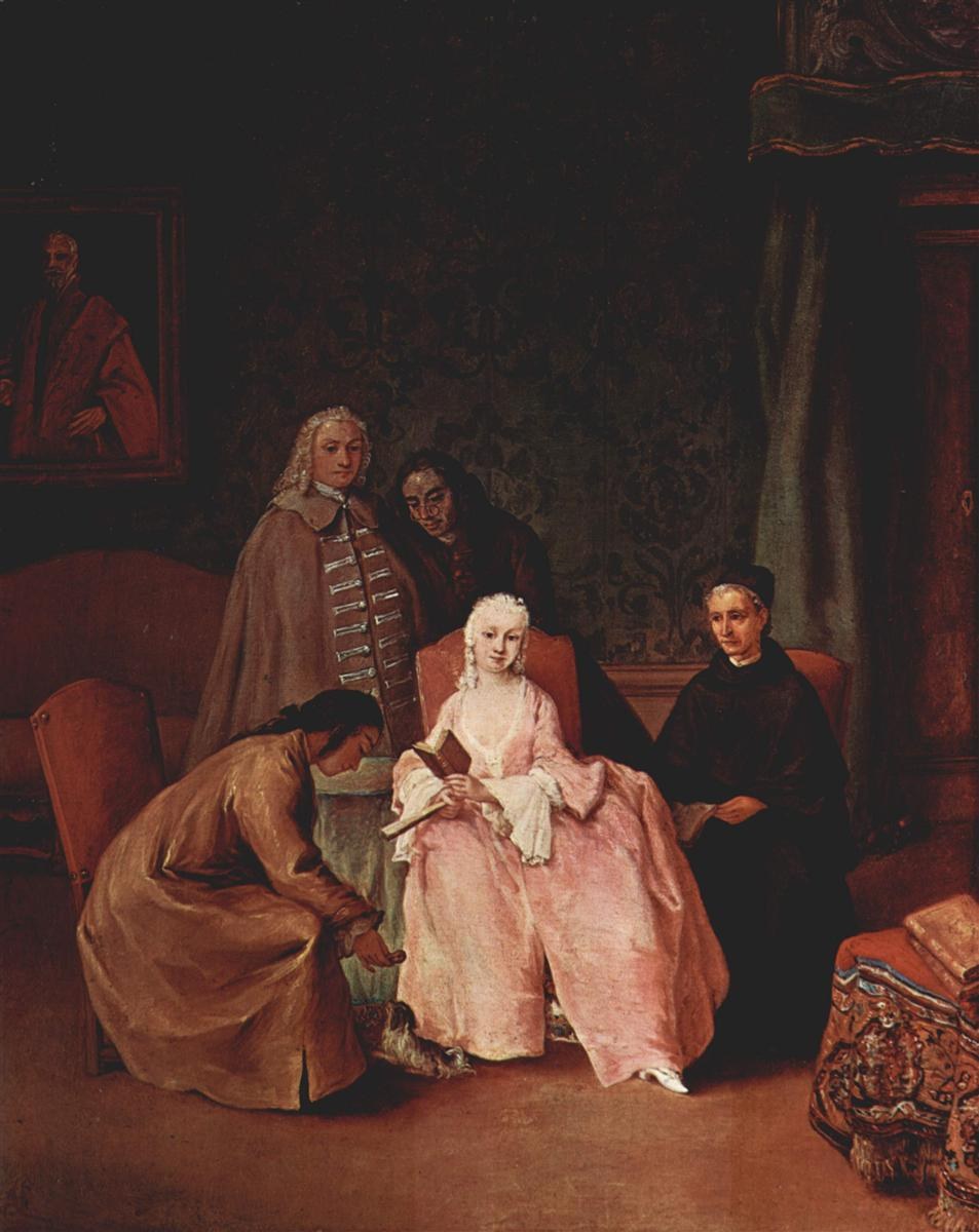 Визит к даме, 1746