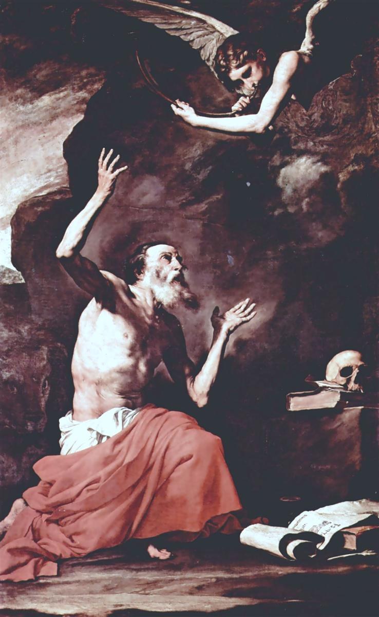 Святой Иероним и ангел суда, 1626 - Хусепе де Рибера