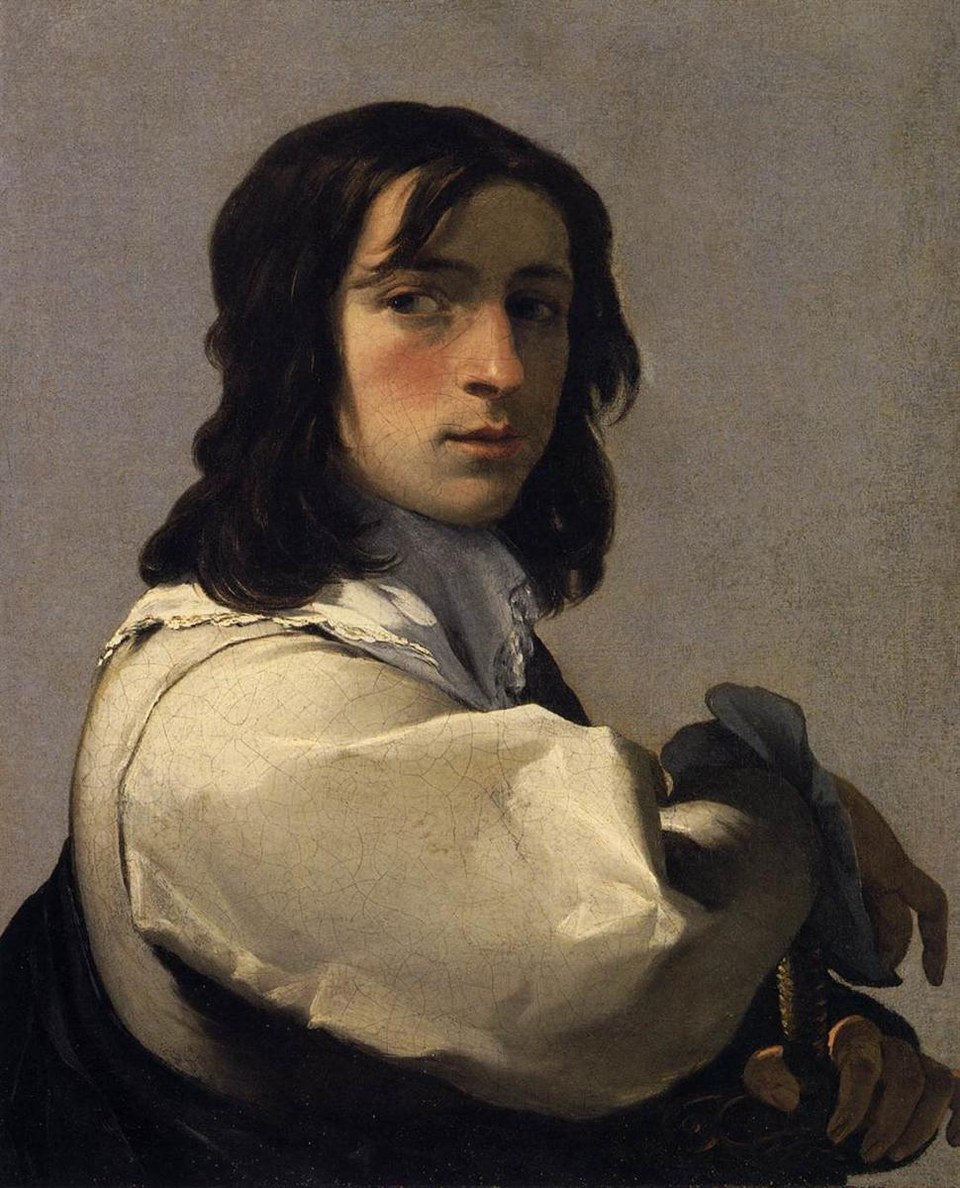 Портрет молодого человека, c.1640 - Эсташ Ле Сюёр