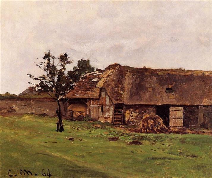 Ферма близ Онфлёра, 1864
