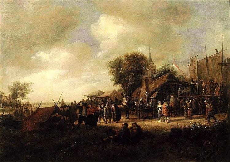 Деревенская ярмарка, c.1650 - c.1651