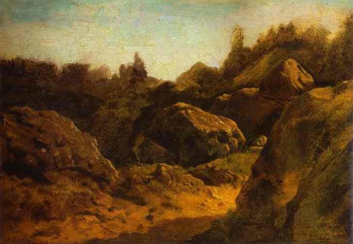 На Валааме. Скалы, 1867