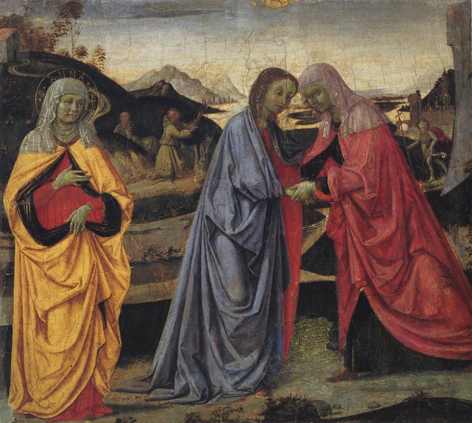 «Посещение» св. Анна Св. Иоанн Стигматы Св.Франциска, 1470 - 1473