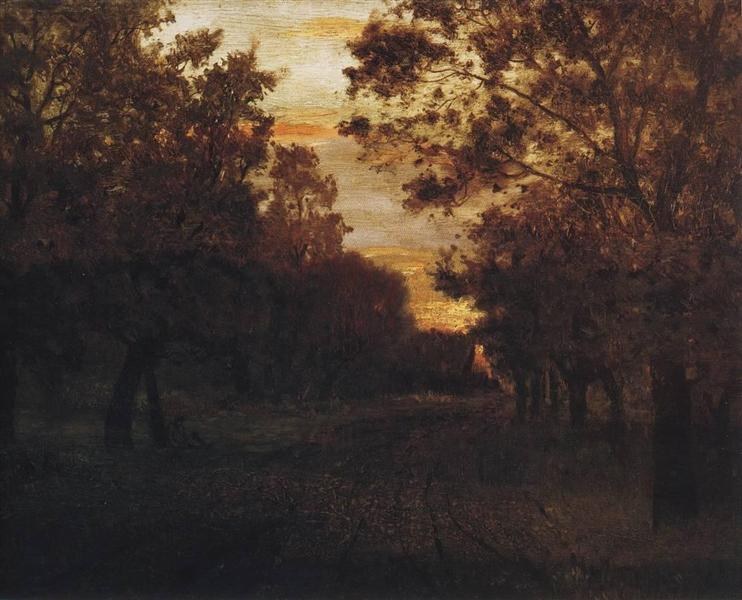 Дорога в лесу, 1881