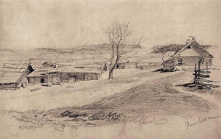 Пейзаж, 1873 - Генрих Семирадский