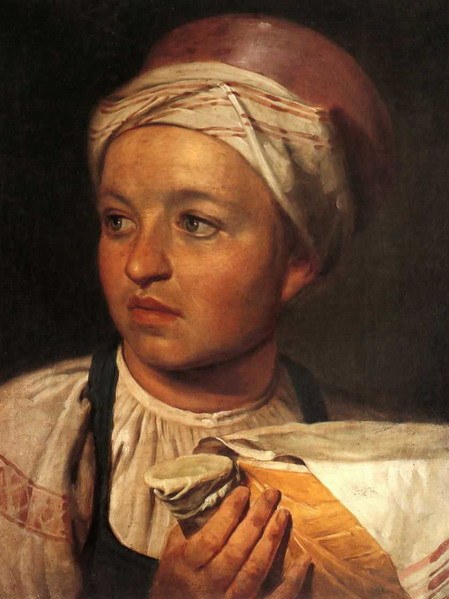 Девушка с молоком, 1824 - Алексей Венецианов