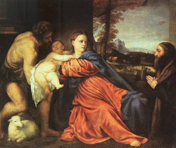 Святое семейство и даритель, 1513 - 1514