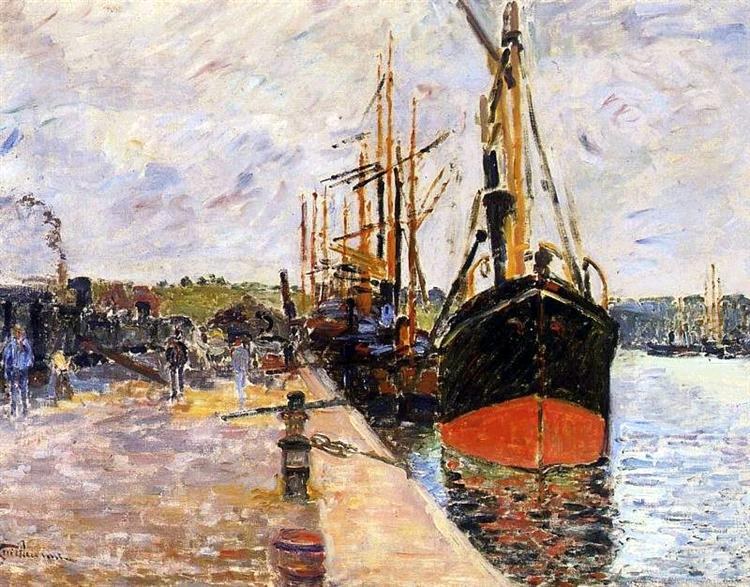 Вид на порт, 1880
