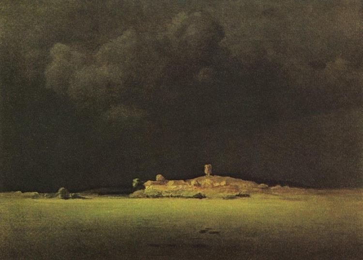 После дождя, 1879 - Архип Куинджи