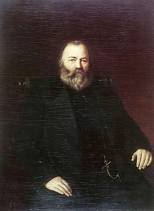 Портрет купца С. Т. Кузнецова. 1873