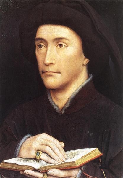 Мужчина держит книгу, c.1440 - c.1449