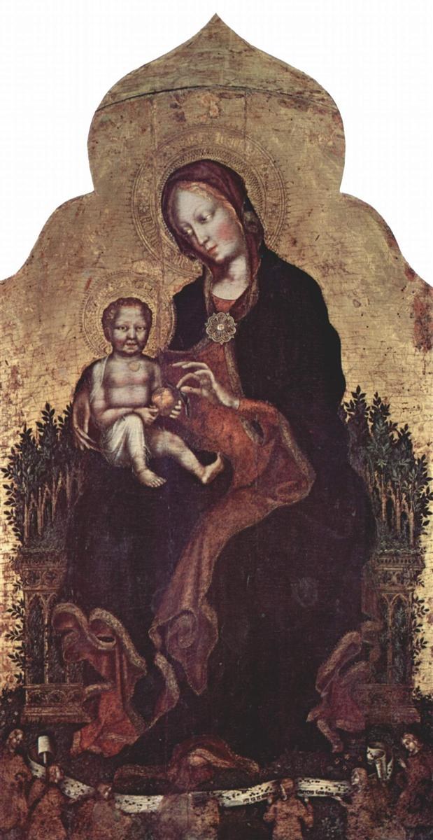 Мадонна с ангелами, 1408 - 1410