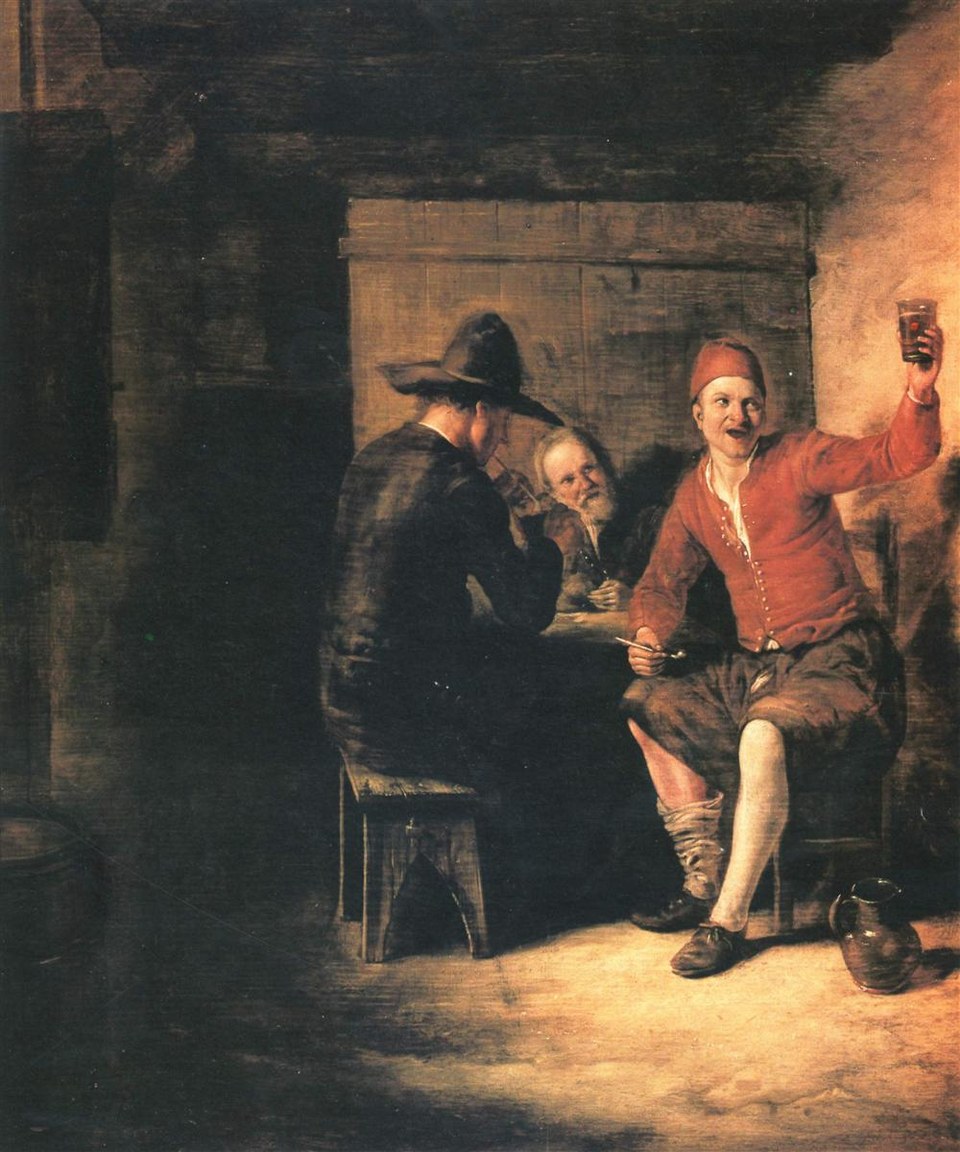 Счастливый пьющий, c.1650