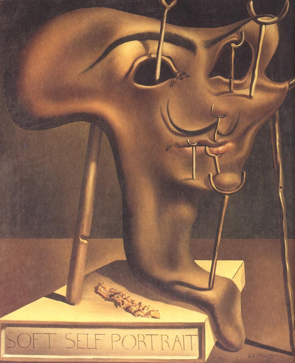 Мягкий автопортрет с жареным беконом, 1941