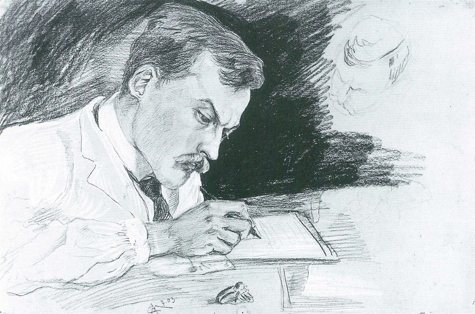 Портрет доктора Людвига Дойбнера, письмо, 1903