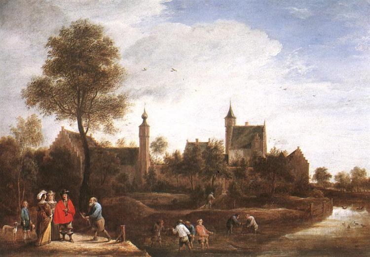 Вид на Хет Стерксхоф близ Антверпена, 1646
