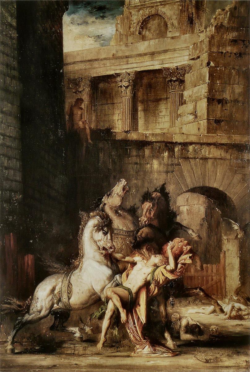 Диомед, съеденный лошадьми, 1865