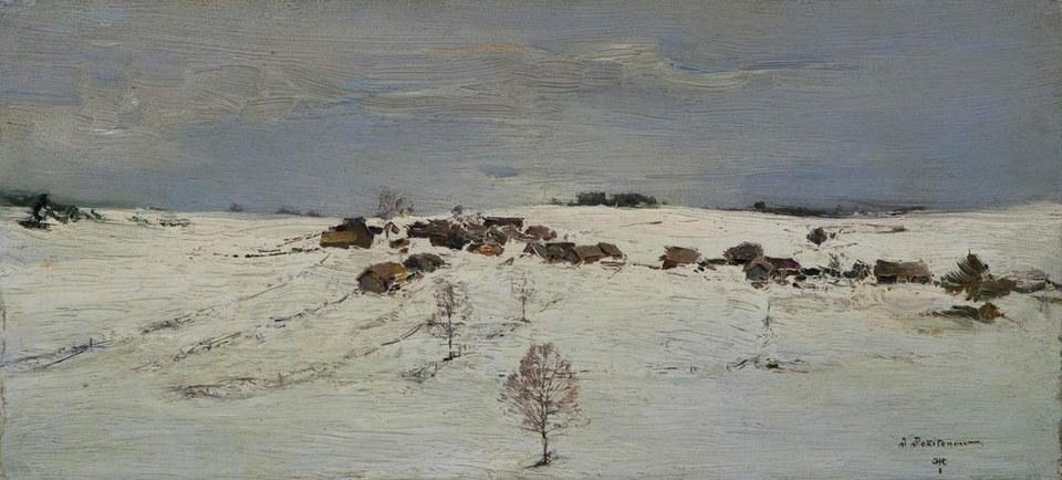 Зима в деревне